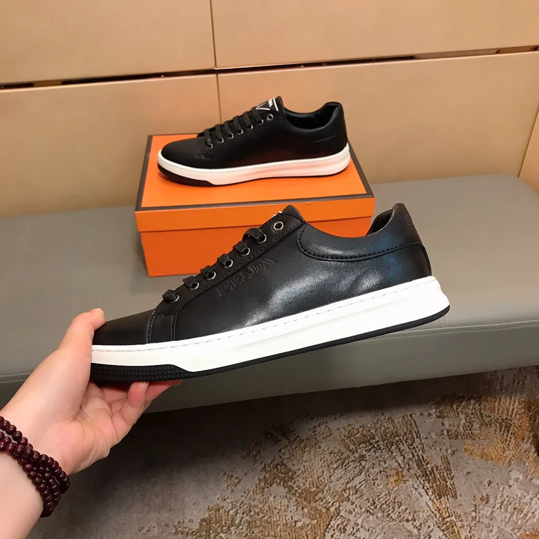 Ex-factory price 360🕷️🕷️【PRADA】Prada's new men's fashionable sports and casual shoes🇨🇳High-end boutique💯Exquisite details, cowhide upper, pigskin lining,🌶🌶original lightweight, wear-resistant and non-slip original outsole, comfortable to wear🎋Classic craftsmanship, fine workmanship, worth owning Code number: 38-44